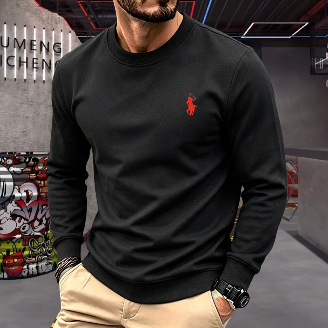 Men'S Fashion Brand - Мягкая хлопковая мужская футболка с длинным