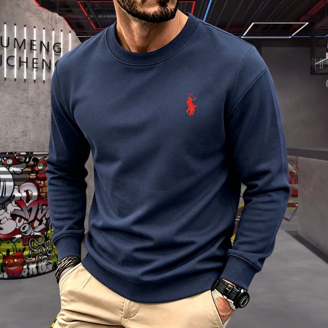 Men'S Fashion Brand - Мягкая хлопковая мужская футболка с длинным