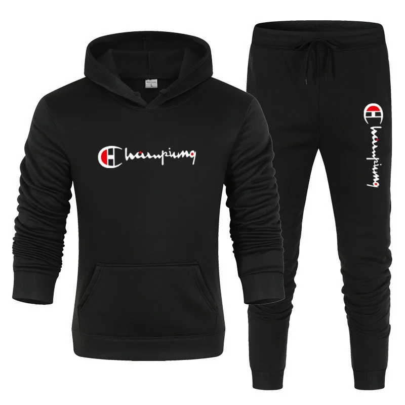 Jogger Sweatpants Men - Мужской спортивный костюм 2026: худи с