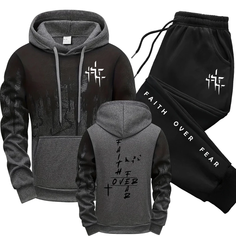 Jogger Sweatpants Men - Мужской спортивный костюм-двойка (худи и брюки)