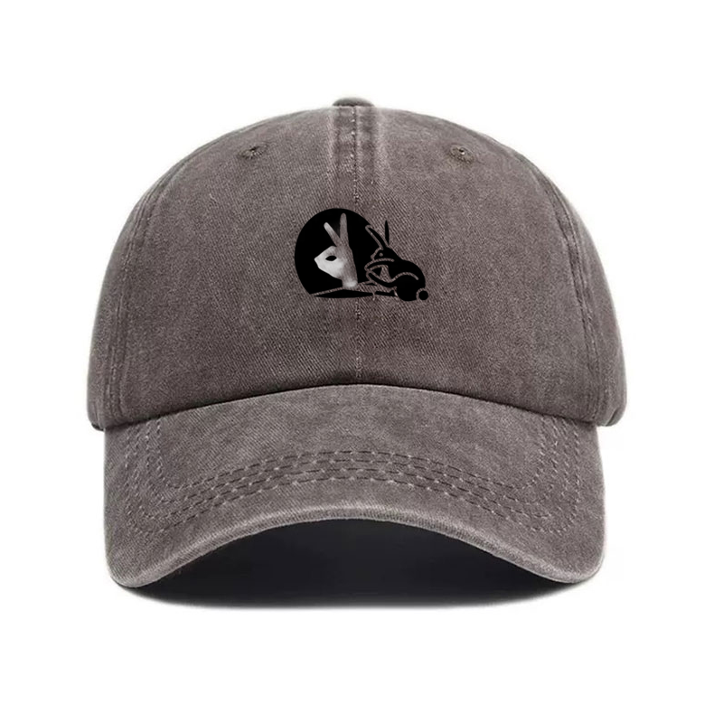 Trucker Hat Cap - Бейсболка из стираного хлопка с эффектом