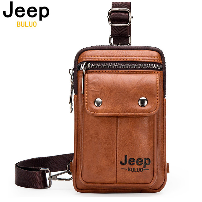 Fashion Harness Men - JEEP BULUO Маленькая многофункциональная сумка через