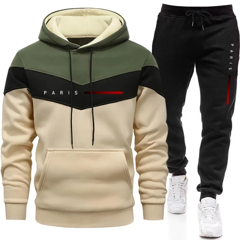 Jogger Sweatpants Men - Мужской спортивный костюм Paris Fashion: повседневные
