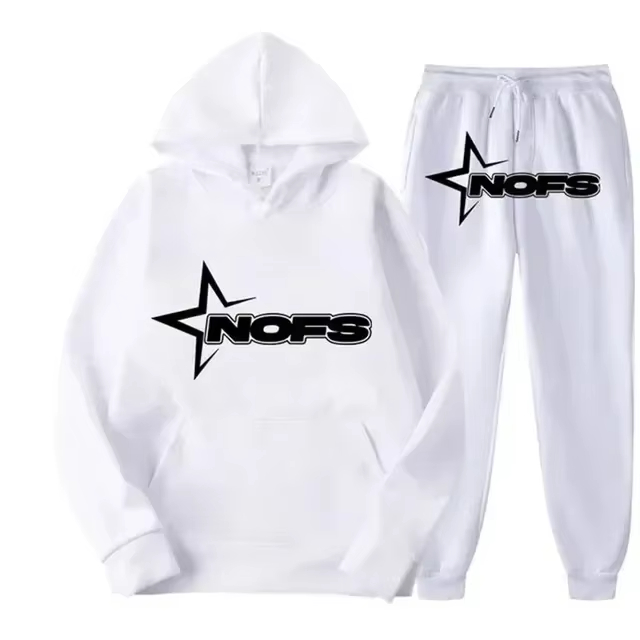 Jogger Sweatpants Men - Мужской спортивный костюм 2026: худи с