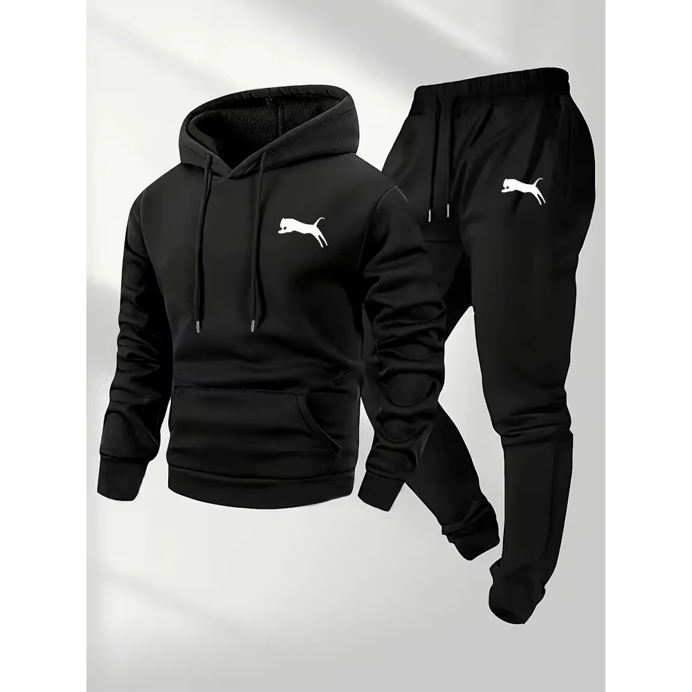 Jogger Sweatpants Men - Горячая новинка 2026: Мужской спортивный костюм-двойка
