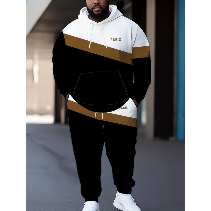 Men'S Fashion Brand - Мужской свитшот с капюшоном большого размера