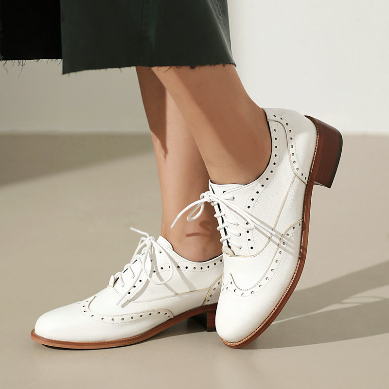 Женские туфли-оксфорды броги н – обзор и цена Oxford Shoes Brogue