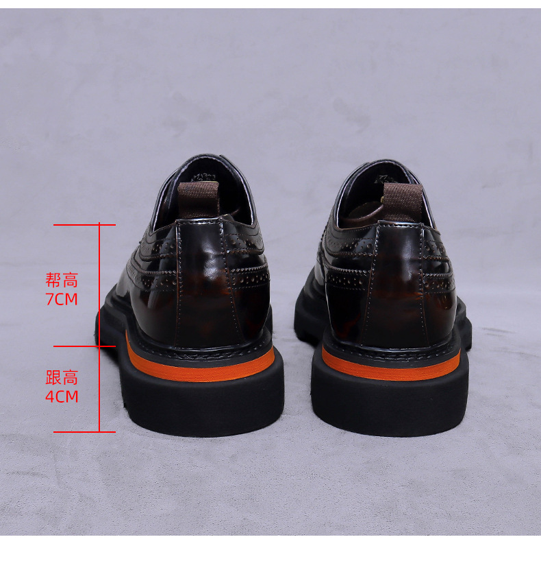 Мужские оксфорды на платформе  – обзор и цена Oxford Shoes Brogue