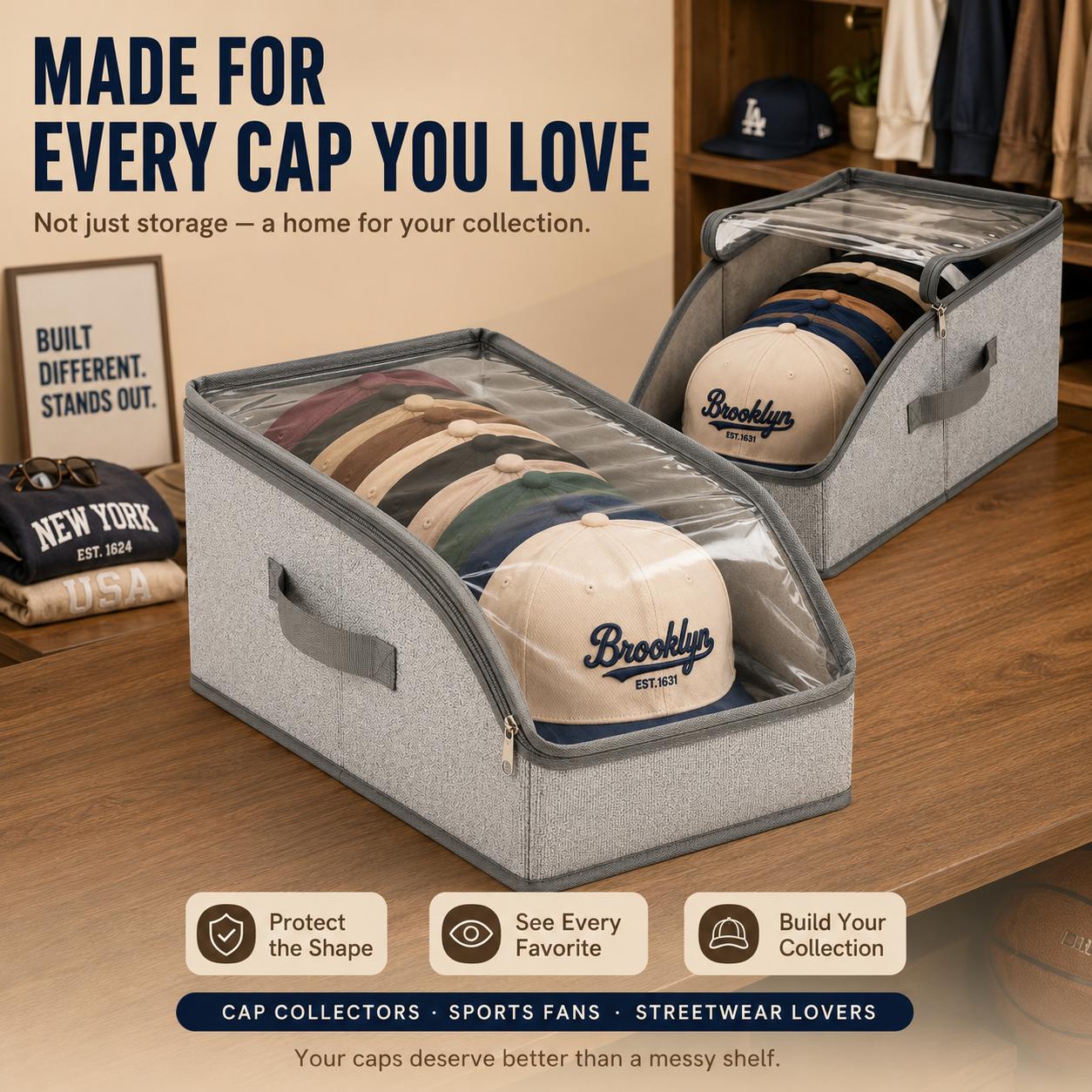 Органайзер для бейсболок с про – обзор и цена Trucker Hat Cap