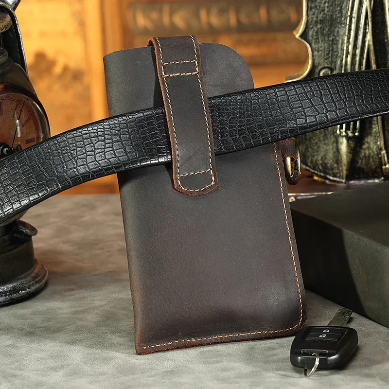 Мужская поясная сумка из натур – обзор и цена Fashion Harness Men