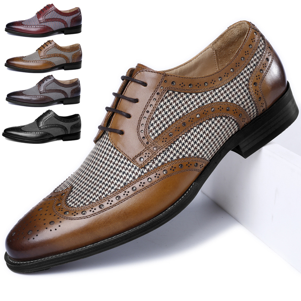 Мужские туфли оксфорды из мягк – обзор и цена Oxford Shoes Brogue