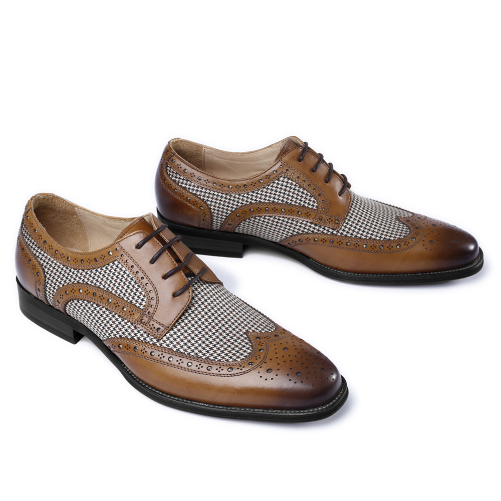 Мужские туфли оксфорды из мягк – обзор и цена Oxford Shoes Brogue